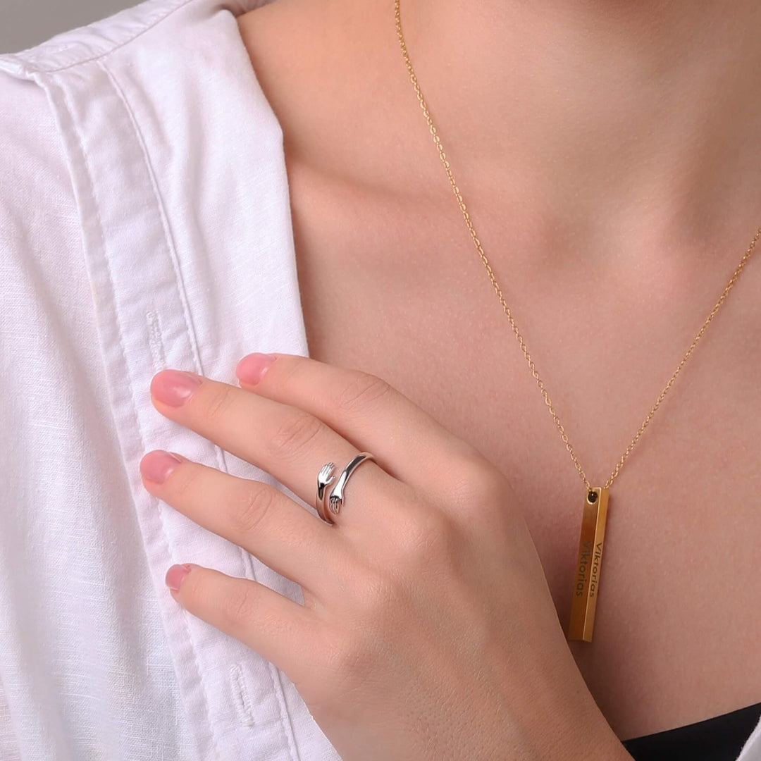 Rose Gold Sarılma Yüzük