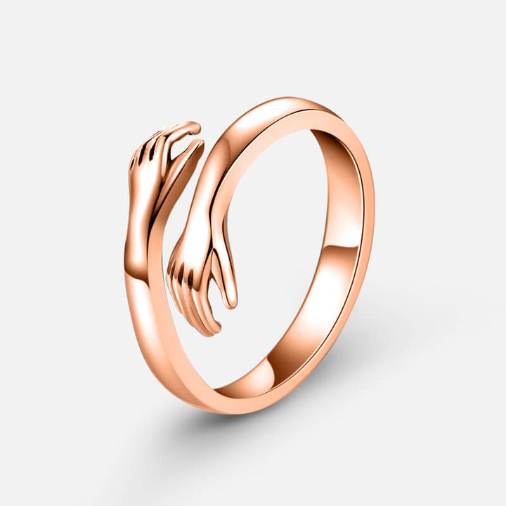 Rose Gold Sarılma Yüzük