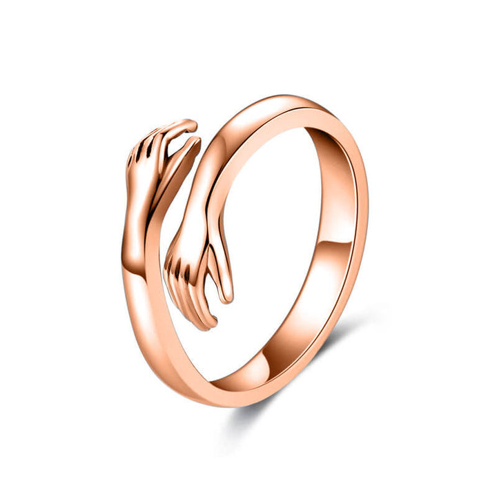 Rose Gold Sarılma Yüzük